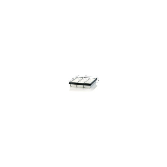 MANN-FILTER C 25 020 Air Filter for MITSUBISHI PAJERO / SHOGUN Filter Insert