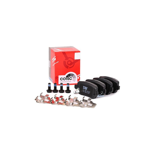 TRW Cotec Gdb1515 Brake Pad Set With Acoustic Wear Warning With Brake Caliper Screws With Accessories