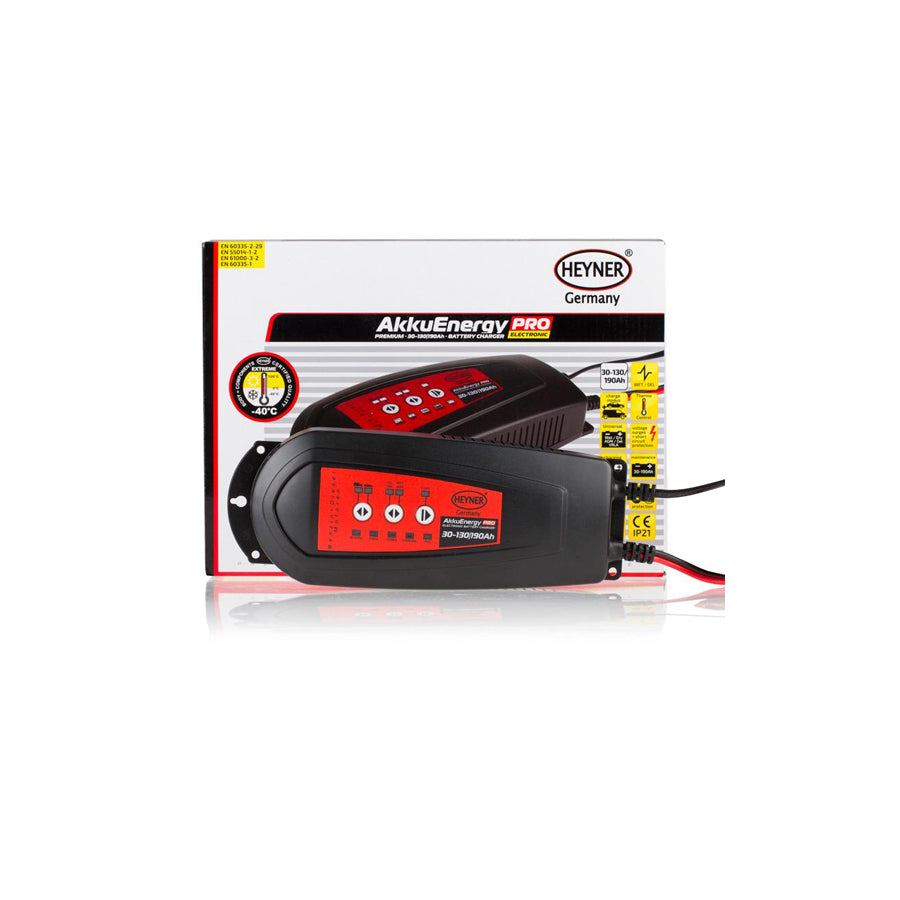 HEYNER AkkuEnergy Pro 927130 Battery Charger portable, trickle charger, 6.5-3.5A, 12V, 190Ah