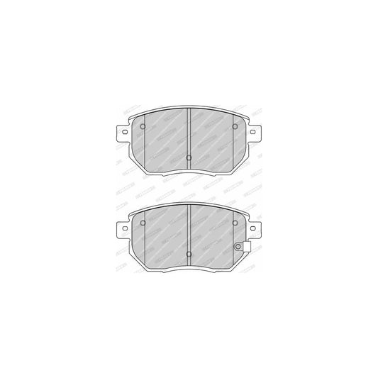 Ferodo Premier Fdb1786 Brake Pad Set With Acoustic Wear Warning Without Accessories