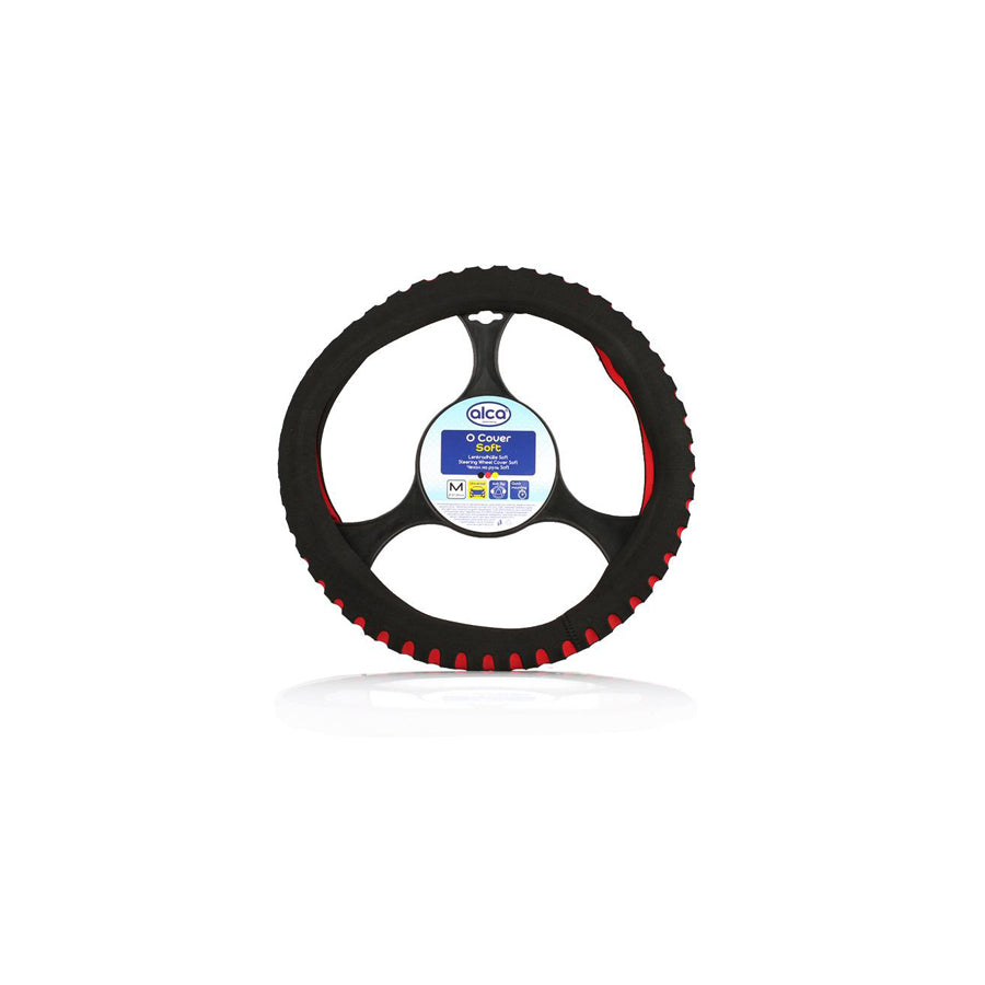 ALCA SOFT 596300 Steering wheel cover Red, ?: 37-39cm, PVC