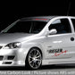 Rieger 00099312 Opel Corsa C Right Side Skirt - Carbon-Look