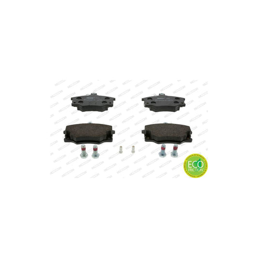 Ferodo Premier Eco Friction Fdb370 Brake Pad Set With Acoustic Wear Warning With Brake Caliper Screws With Accessories