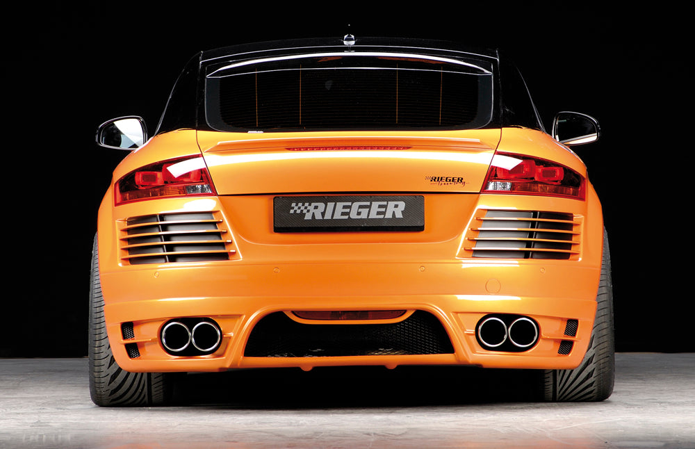 Rieger 00055158 Audi 8J TT Rear Bumper for Twin Tailpipe Left & Right
