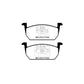 EBC Audi Seat Skoda Volkswagen Greenstuff 2000 Series Sport Front Brake Pads - Mando Caliper (Inc. 8X A1, 5F Leon, Kamiq & T-Cross) (Pair)