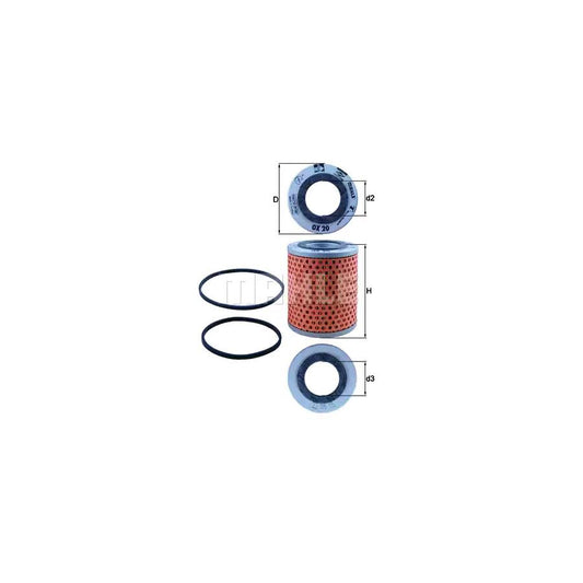 MAHLE ORIGINAL OX 20 Oil Filter