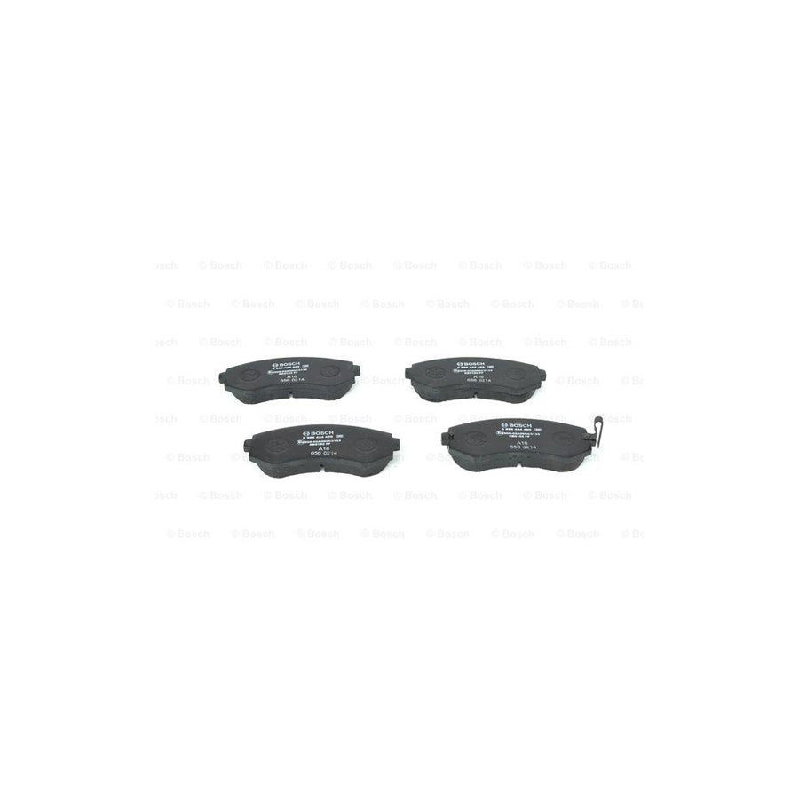 Bosch 0986424489 Brake Pad Set With Acoustic Wear Warning BP256