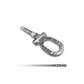 034MOTORSPORT STAINLESS STEEL TOW HOOK - 105MM FOR AUDI MQB/B8/B8.5/B9 AND VOLKSWAGEN MQB -
