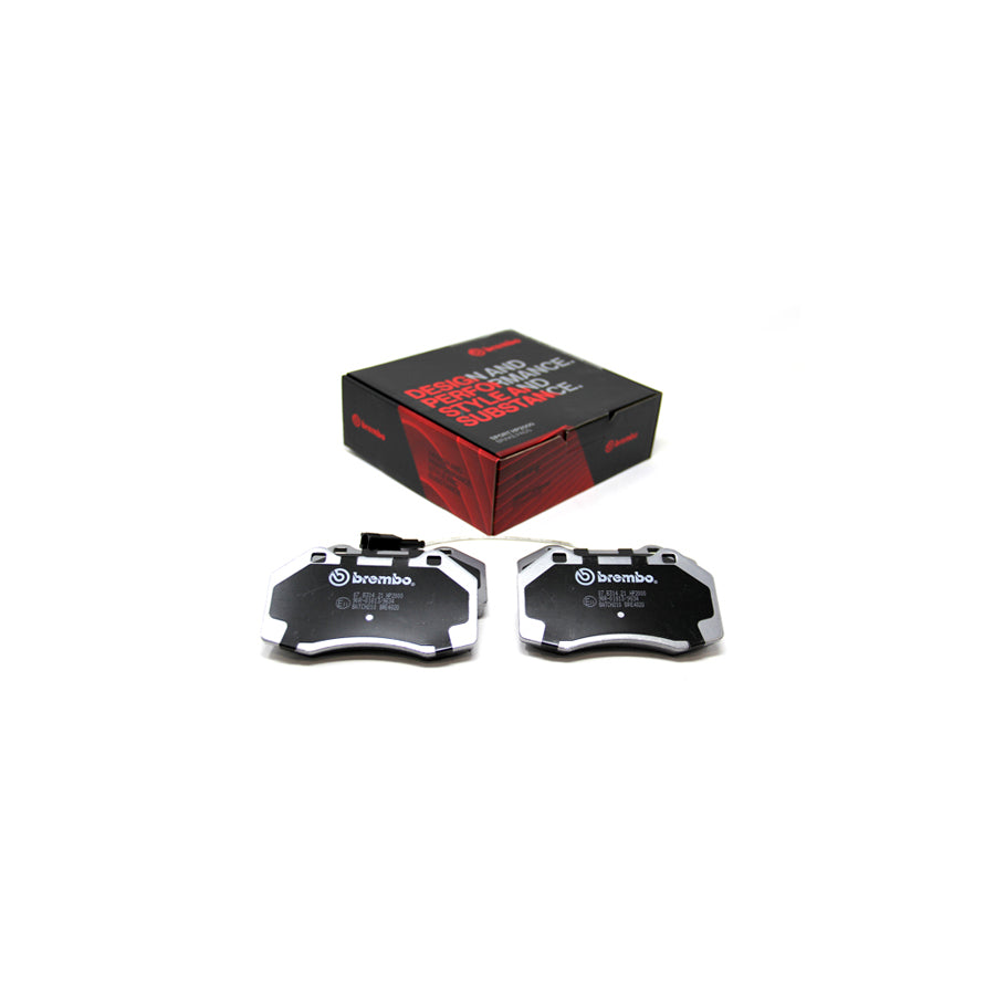 Brembo 07.B314.21 Abarth Alfa Romeo Renault Front HP2 High Performance Brake Pad Set (Inc. 500 / 595 / 695, Punto, Mito, Stelvio, Clio, Megane) | Duco Car Parts UK Car Parts