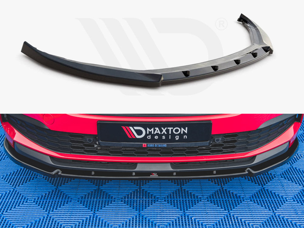 Maxton Design SK-KM-1-FD2T Front Splitter V2 Skoda Kamiq (2019-) | Duco Car Parts UK Car Parts