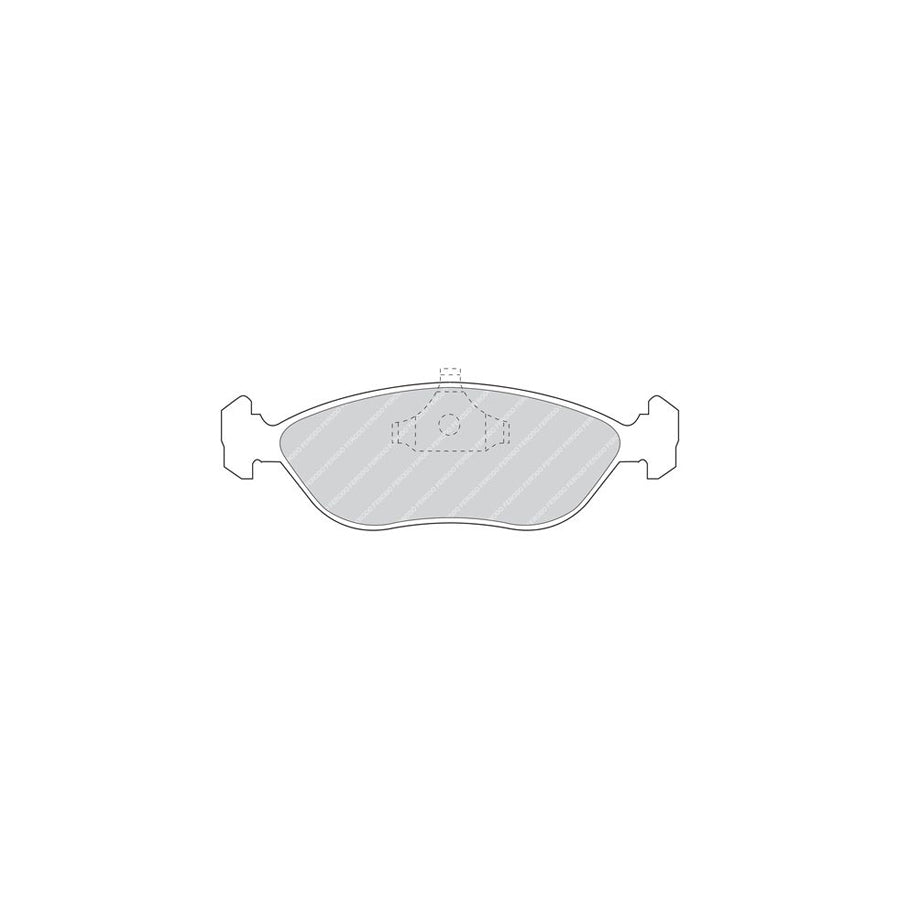 Ferodo Fsl1278 Brake Pad Set Fuse Technology Not Prepared For Wear Indicator