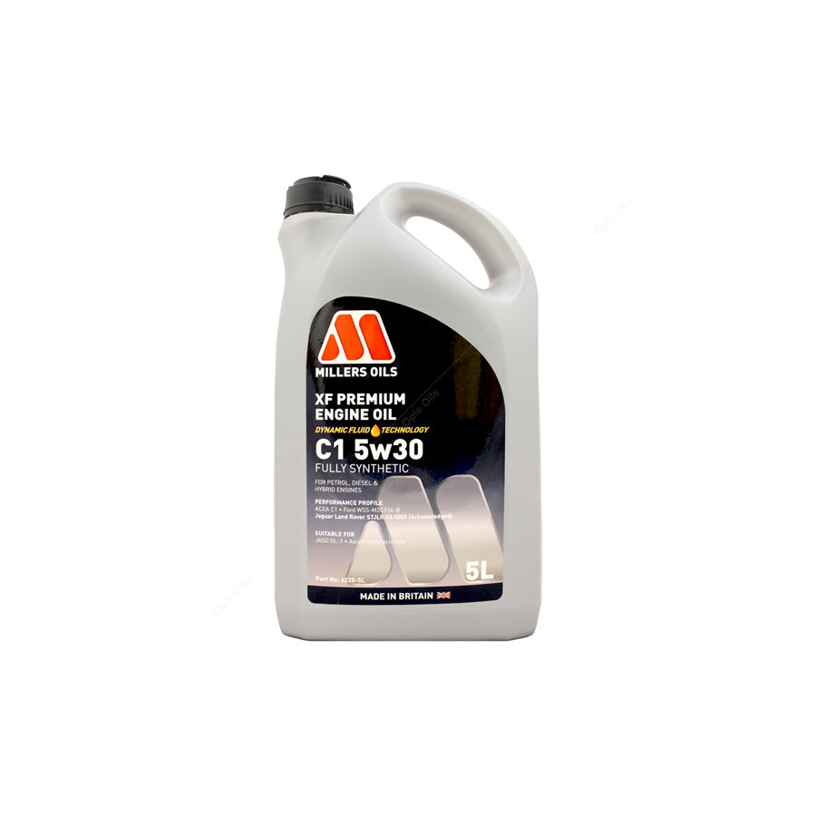 Millers Oils XF Premium C1 5W-30 Fully Synthetic Engine Oil 5l
