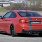 Rieger 00088057 BMW 4 Series F32 F33 F36 Rear Diffuser for Twin Tailpipe Left & Right - Glossy Black