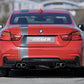 Rieger 00088057 BMW 4 Series F32 F33 F36 Rear Diffuser for Twin Tailpipe Left & Right - Glossy Black