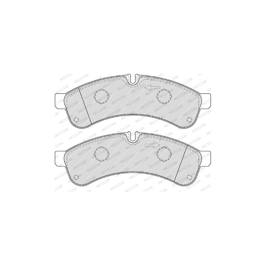 Ferodo Premier Eco Friction Fvr4039 Brake Pad Set Prepared For Wear Indicator With Brake Caliper Screws With Accessories