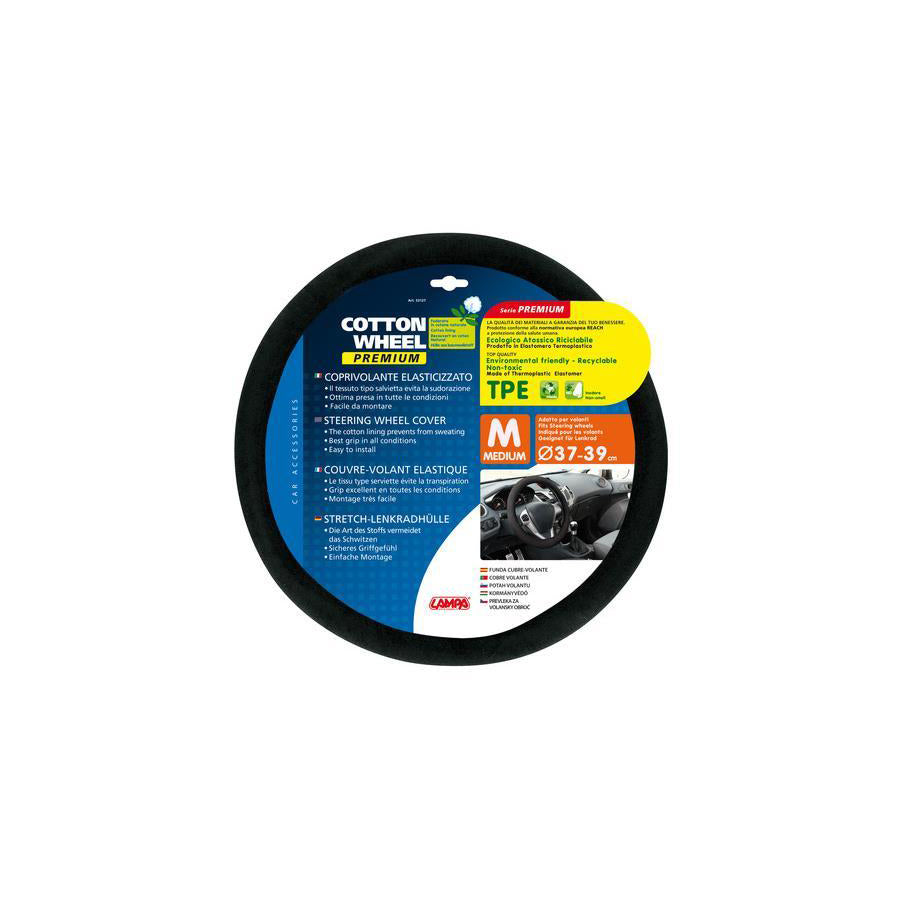 LAMPA Cotton Wheel 33127 Steering wheel cover ?: 37-39cm, TPE (thermoplastic elastomer)