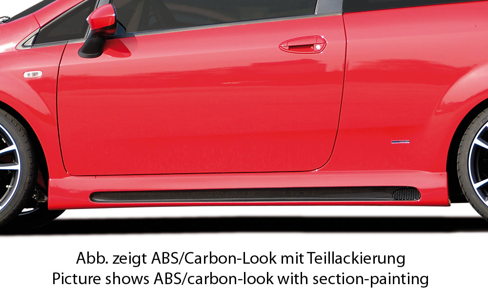 Rieger 00056045 Fiat Grande Punto (199) Right Side Skirt