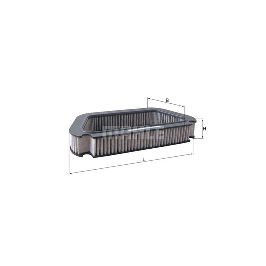 MAHLE ORIGINAL LAK 176 Pollen filter Activated Carbon Filter