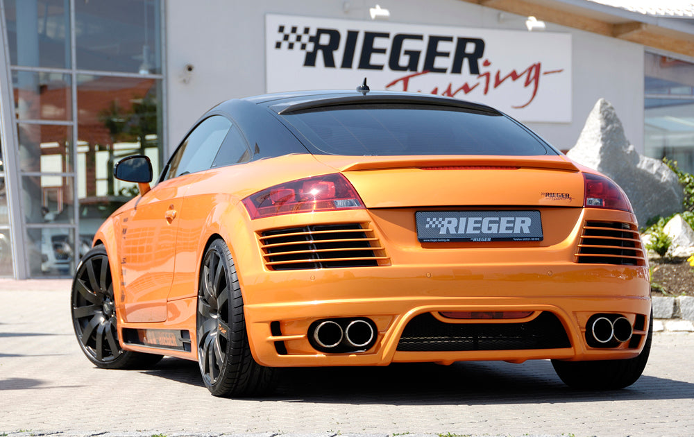 Rieger 00055158 Audi 8J TT Rear Bumper for Twin Tailpipe Left & Right