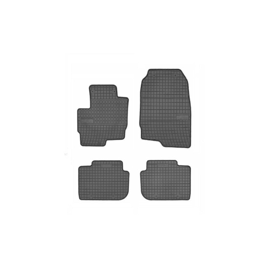FROGUM Tailored 0484 Floor mat set for MITSUBISHI Colt VI (Z30) Elastomer, Front and Rear, Quantity: 4, Black, (LHD)