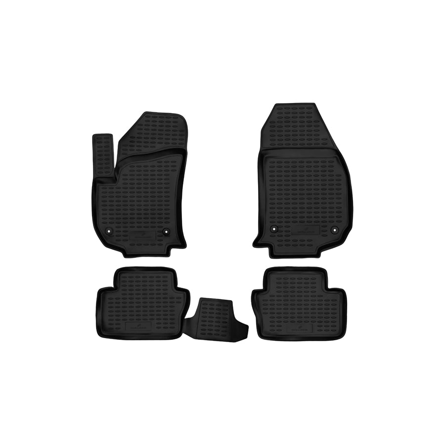 WALSER Tailored, XTR 75113 Floor mat set Front and Rear