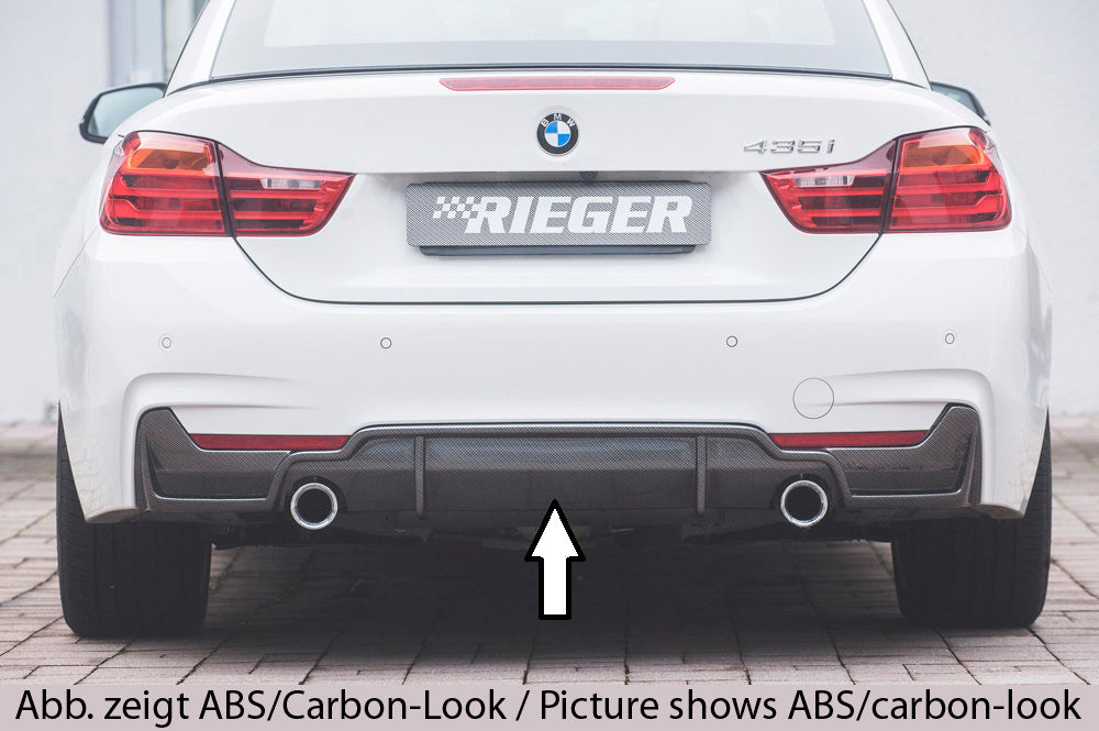 Rieger 00088056 BMW 4 Series F32 F33 F36 Rear Diffuser