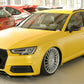 Rieger 00088226 Audi B9 F4 Front Splitter (A4 & S4) - Glossy Black