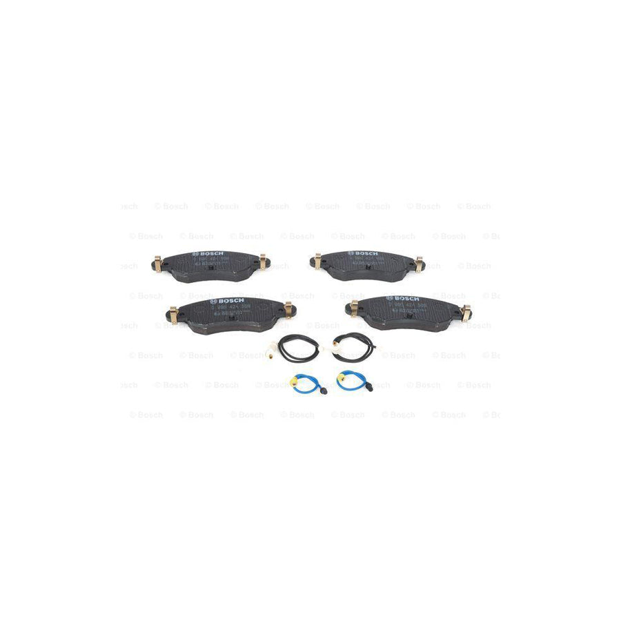 Bosch 0986424598 Brake Pad Set For CITROEN C5 Incl Wear Warning Contact With Anti Squeak Plate BP340