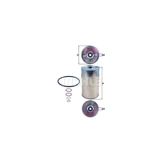 MAHLE ORIGINAL OX 30D Oil Filter Filter Insert