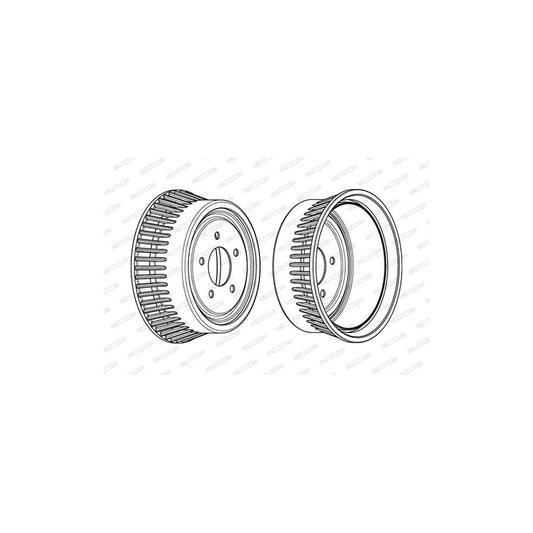 Ferodo Fsl613 Brake Pad Set Fuse Technology With Acoustic Wear Warning