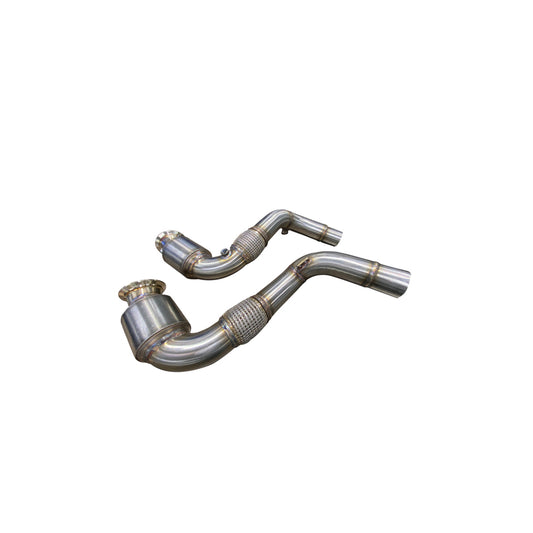 Active Autowerke BMW S63 N63 E70 E71 F85 F86 Sport Cat Downpipe (Inc. X5 50ix, X6 50ix, X5 M & X6 M)