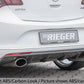 Rieger 00088065 Opel Astra J Rear Diffuser