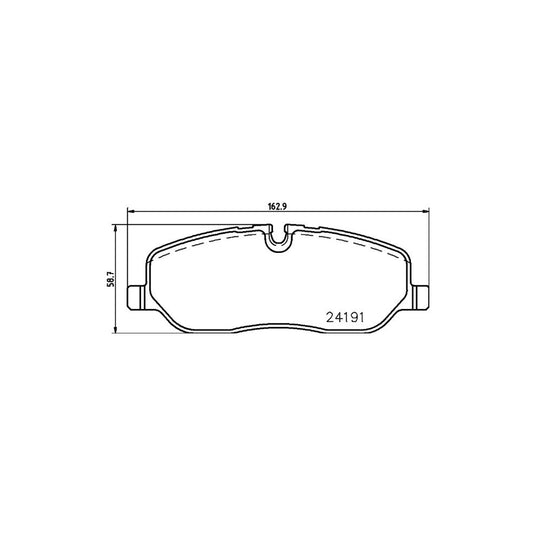 Hella 8DB 355 011 971 Brake Pad Set Prepared For Wear Indicator With Accessories