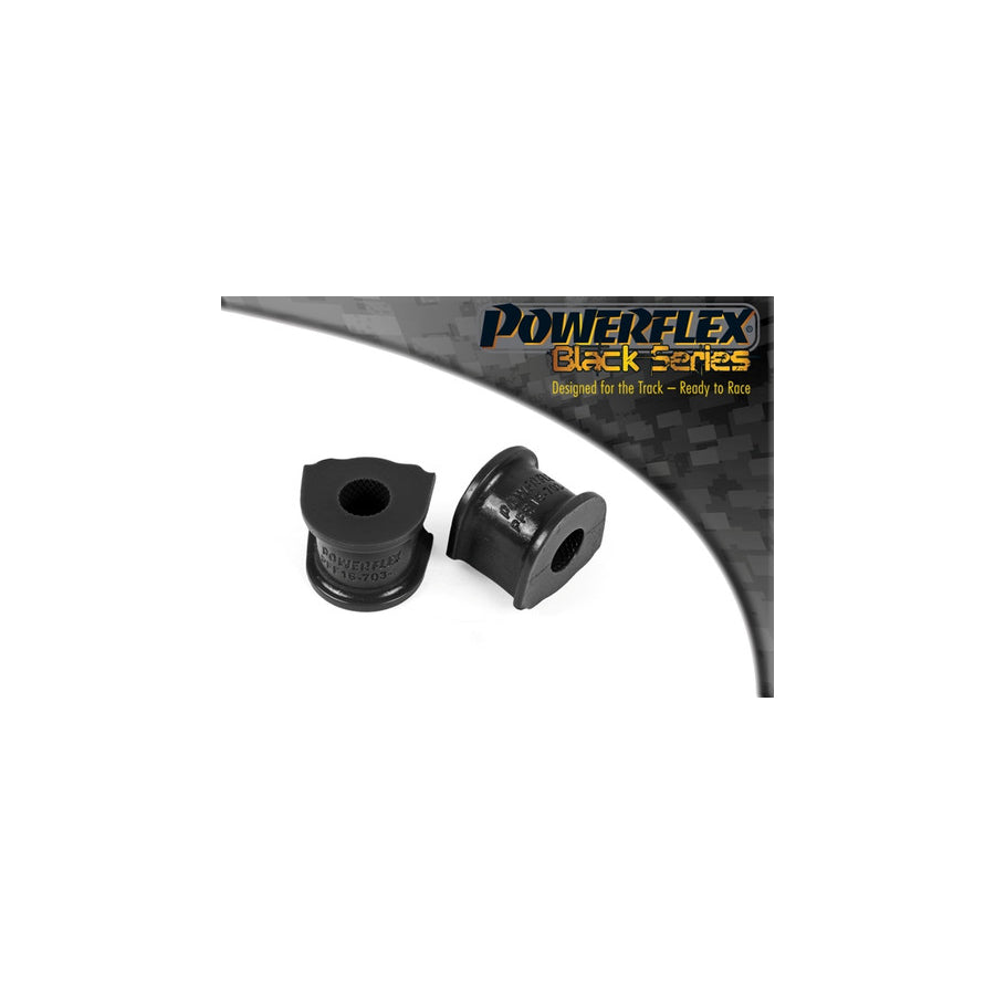 Powerflex PFF16-703-17BLK Lancia Fiat Front Anti Roll Bar Bush 17mm (Inc. Delta, Stilo, Bravo) | Duco Car Parts UK Car Parts