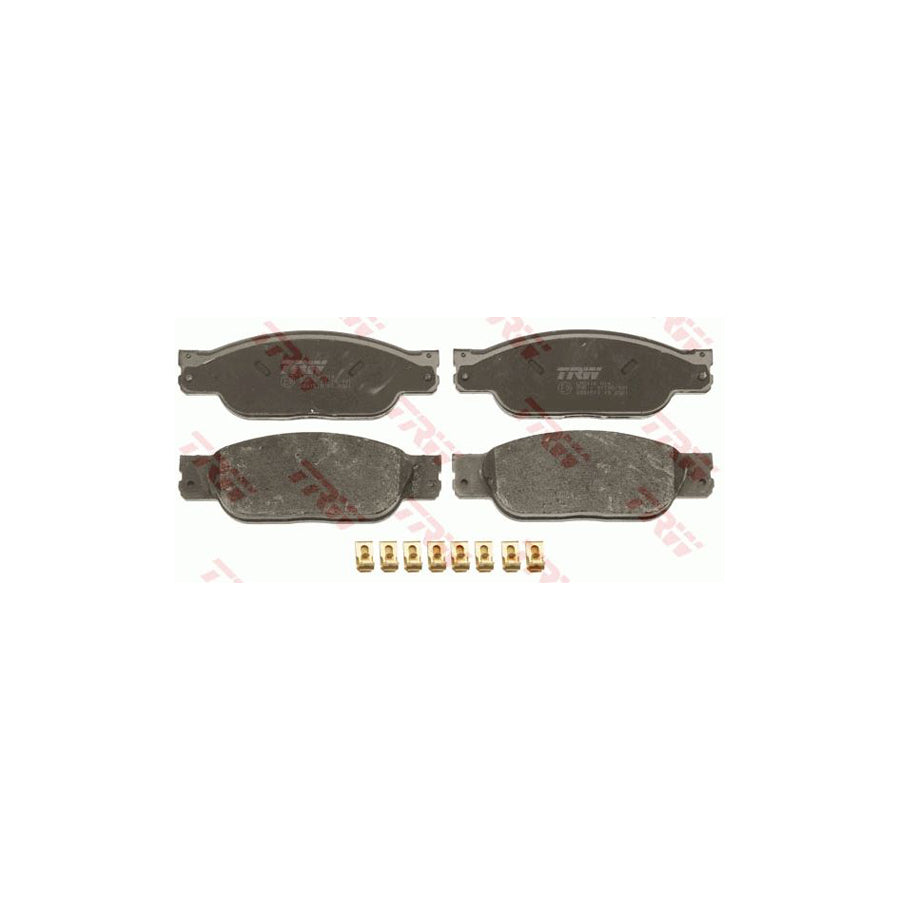 TRW Cotec Gdb1510 Brake Pad Set Not Prepared For Wear Indicator With Accessories