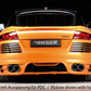 Rieger 00055157 Audi 8J TT Rear Bumper for Twin Tailpipe Left & Right