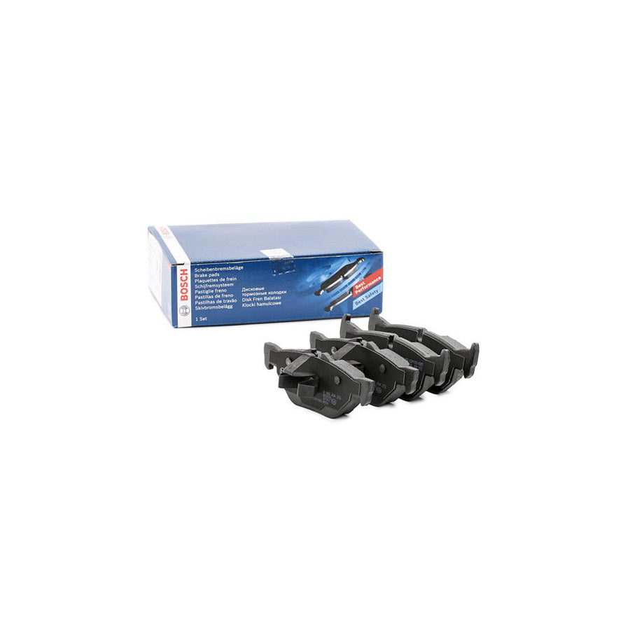 Bosch 0986494272 Brake Pad Set With Anti Squeak Plate With Piston Clip BP1184