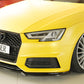 Rieger 00088226 Audi B9 F4 Front Splitter (A4 & S4) - Glossy Black