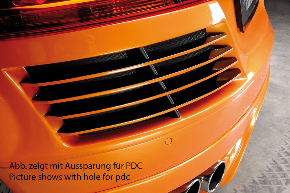 Rieger 00055157 Audi 8J TT Rear Bumper for Twin Tailpipe Left & Right