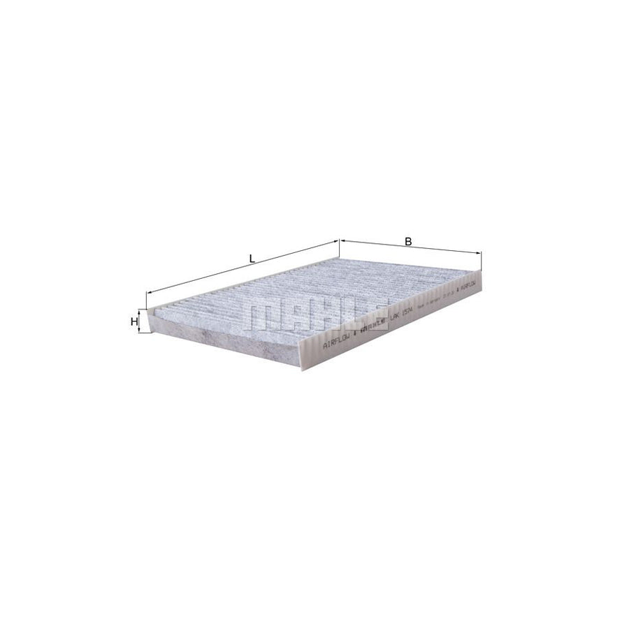 MAHLE ORIGINAL LAK 1574 Pollen filter Activated Carbon Filter