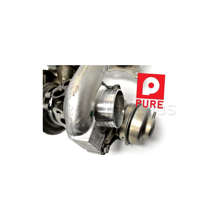 Pure Turbos BMW N54 Stage 2 Upgraded Hybrid Turbos (V2: 600-700whp) 135i & 335i