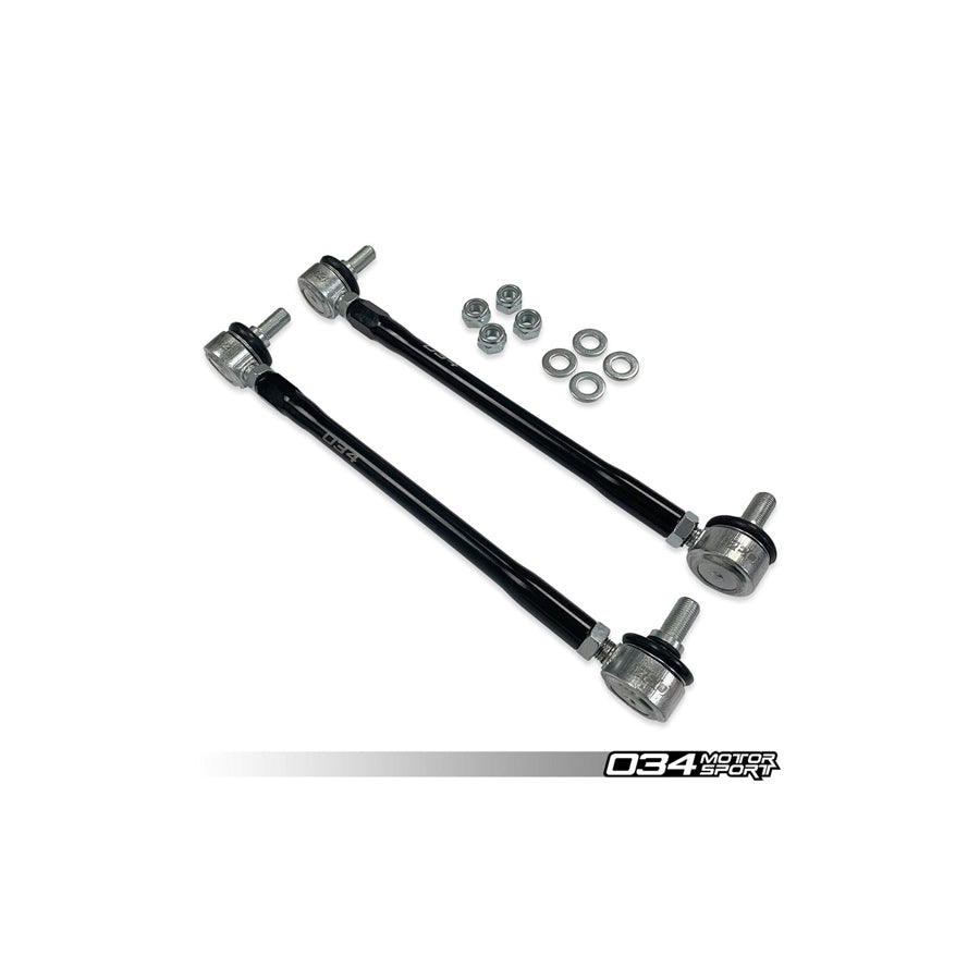 034Motorsport Audi VW Dynamic+ Billet Adjsutable Front Sway Bar End Link Kit (MKV/MKVI/MKVII, GOLF/GTI/RABBIT/GLI/JETTA & 8P/8V/8V.5/8J/8S, A3/S3/RS3/TT/TTS/TTRS)