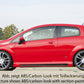 Rieger 00056045 Fiat Grande Punto (199) Right Side Skirt -  Matte Black