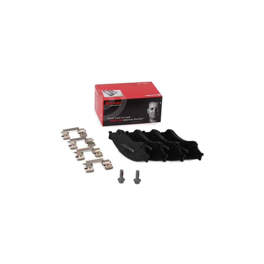 Brembo P 24 153 Brake Pad Set With Acoustic Wear Warning With Brake Caliper Screws