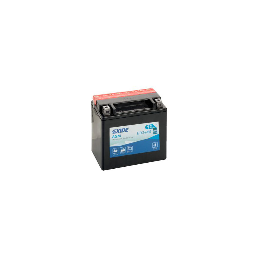 Exide ETX14-BS 12V Motorcycle Battery | Duco Car Parts UK Car Parts