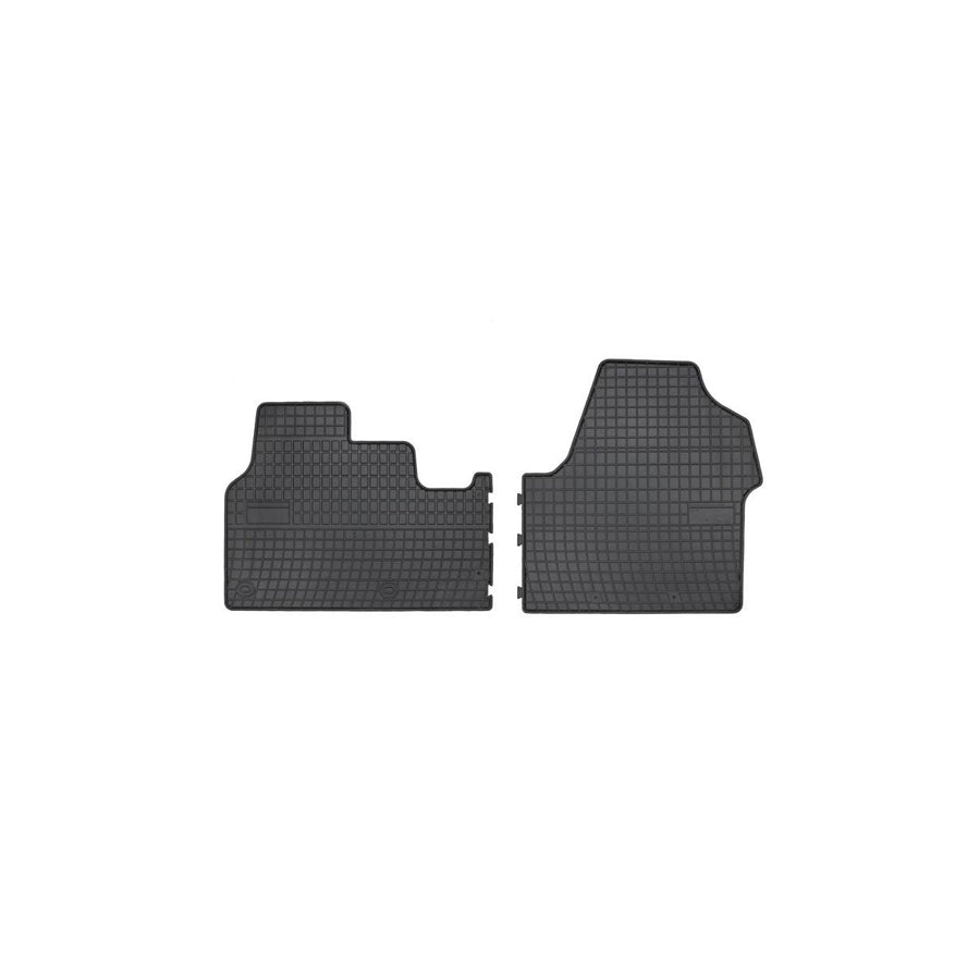FROGUM Tailored 547433 Floor mat set Elastomer, Front, Quantity: 2, Black, (LHD)