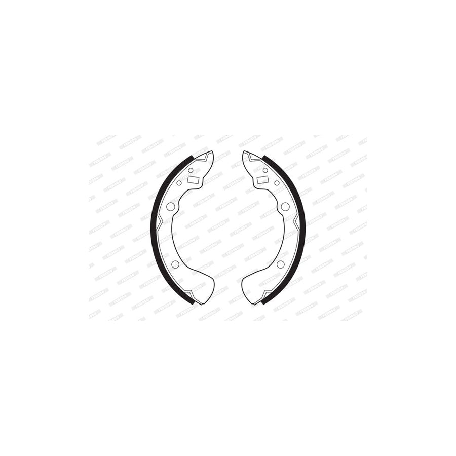 FERODO PREMIER FSB172 Brake Shoe Set for MAZDA 323
