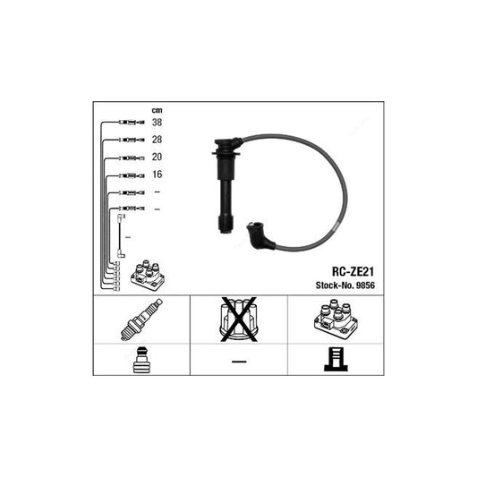 NGK Ignition Cable Kit RC-ZE21 (NGK9856)