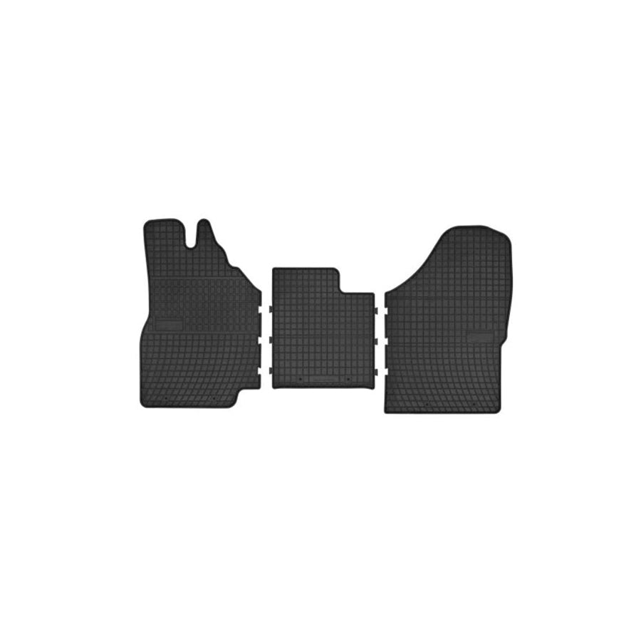 FROGUM Tailored 547273 Floor mat set for IVECO Daily Elastomer, Front, Quantity: 3, Black, (LHD)