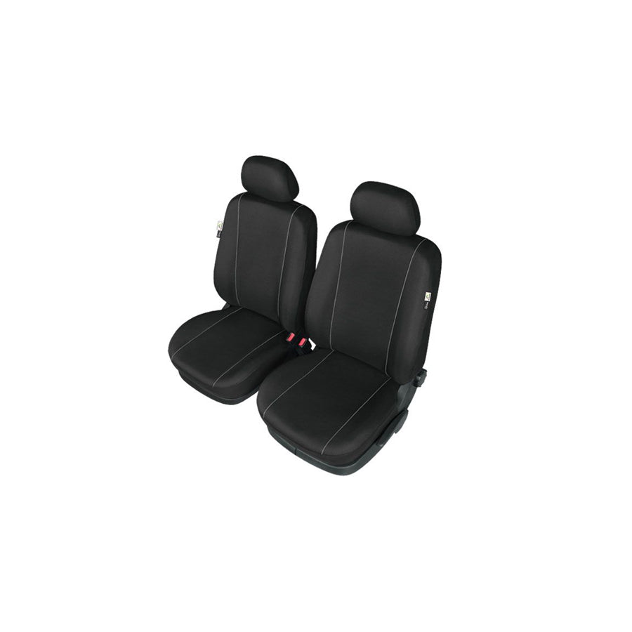KEGEL Herman 5-1290-218-4011 Car seat cover Black, Polyester, PU (Polyurethane), Front